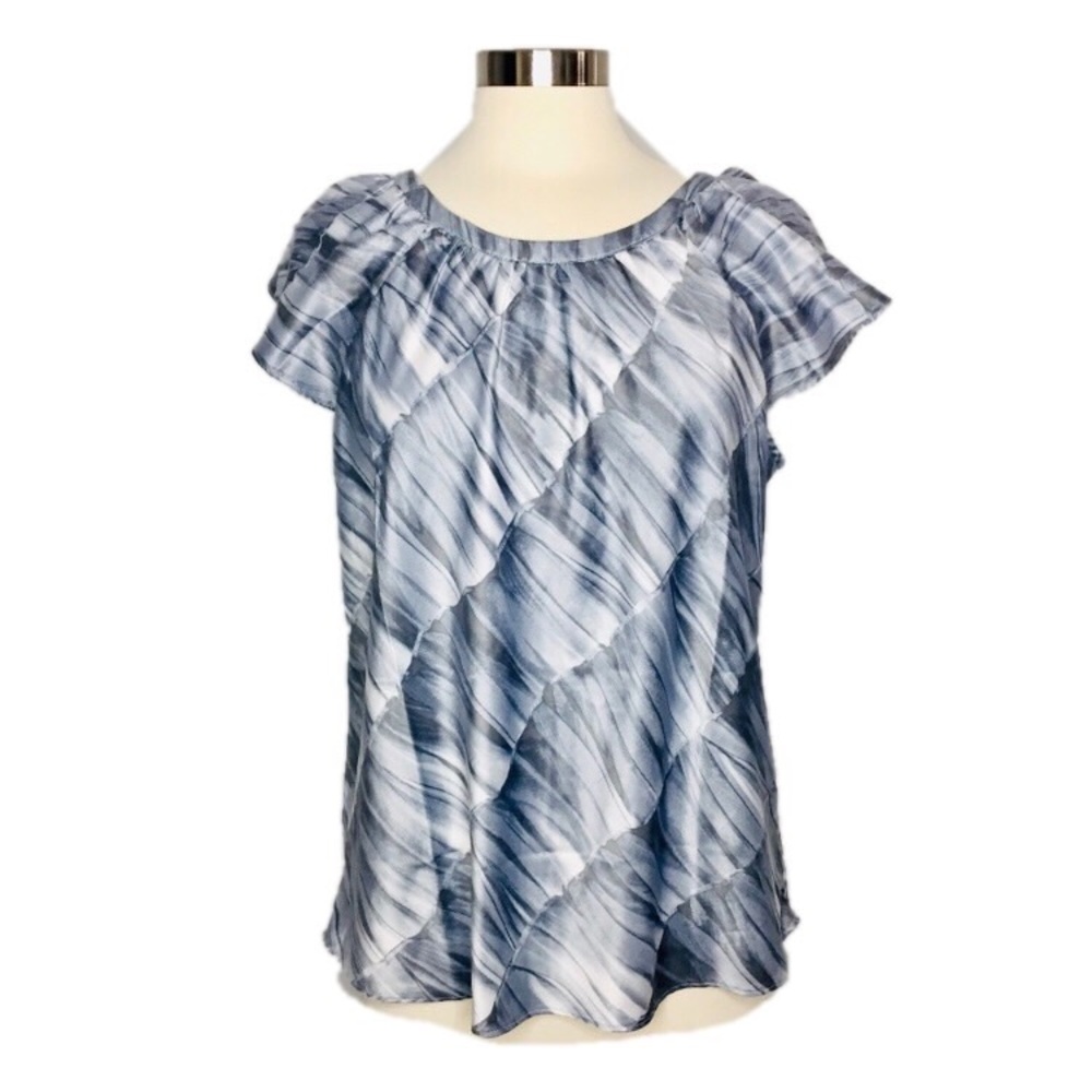 Banana Republic short sleeve blouse size L